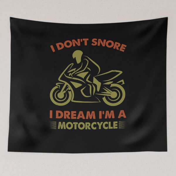 Item preview, Don't Snore I Dream I'm A Motorcycle Shirt Biker Dad Gif designed and sold by 3colors3.