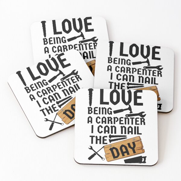 Item preview, i love being a carpenter i can nail the day black designed and sold by Chaos-Touch.