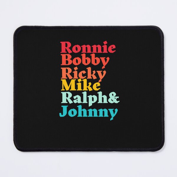 Item preview, Ronnie Bobby Ricky Mike Ralph and Johnny colorful designed and sold by EsraaBaniOdeh.