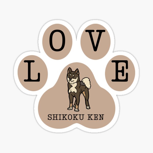 Shikoku Ken dog breed Sticker