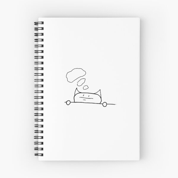 Item preview, Thoughtful Monster peeks over a wall designed and sold by SosseKhan.