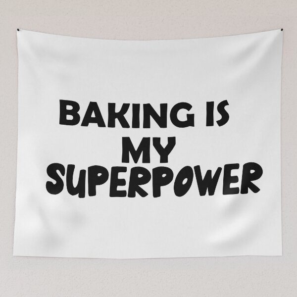 Item preview, Baking Is My Superpower , Funny Simple Text Black And White Font  designed and sold by Every Pet  Shirts.