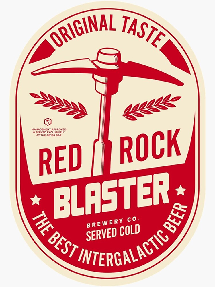 deep-rock-galactic-red-rock-blaster-beer-designer-sticker-by