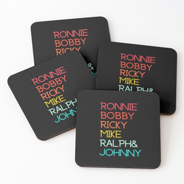 Item preview,  Ronnie Bobby Ricky Mike Ralph and Johnny colorful funny designed and sold by EsraaBaniOdeh.