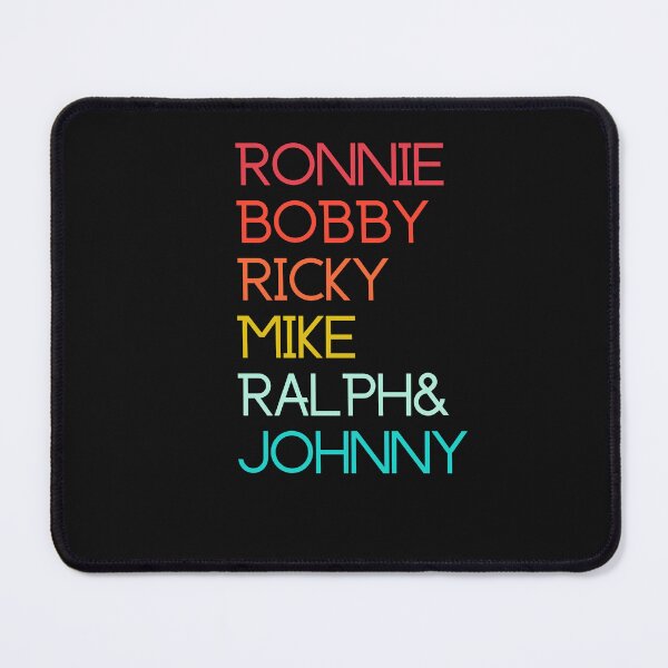 Item preview, Ronnie Bobby Ricky Mike Ralph and Johnny colorful funny designed and sold by EsraaBaniOdeh.