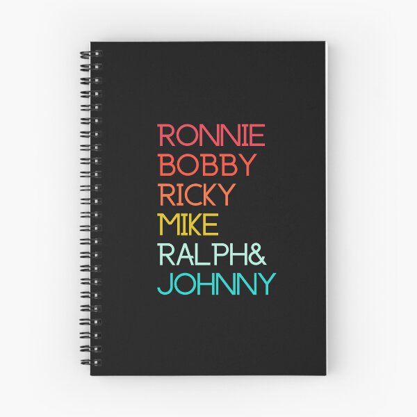 Item preview,  Ronnie Bobby Ricky Mike Ralph and Johnny colorful funny designed and sold by EsraaBaniOdeh.