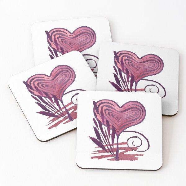 Item preview, Watercolor Abstract Heart designed and sold by HappyLifeCreate.