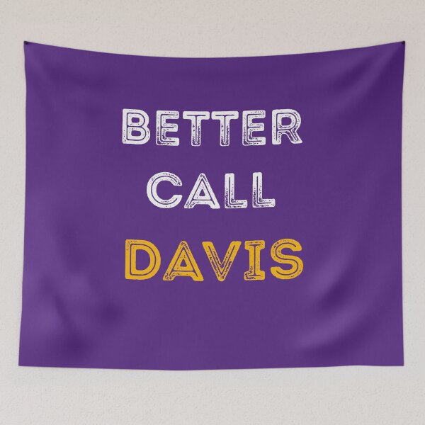 Item preview,  Better Call Anthony Davis Los Angeles Lakers - purple design designed and sold by Topiest.