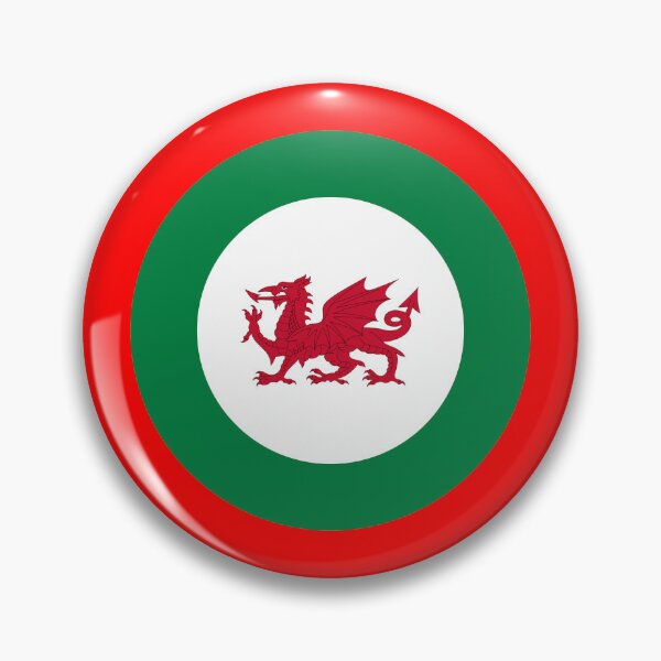 Item preview, Welsh Dragon Retro Mod Roundel designed and sold by ModSupporters.