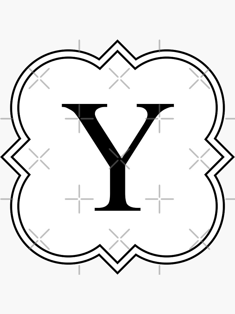 Fancy Y | Sticker