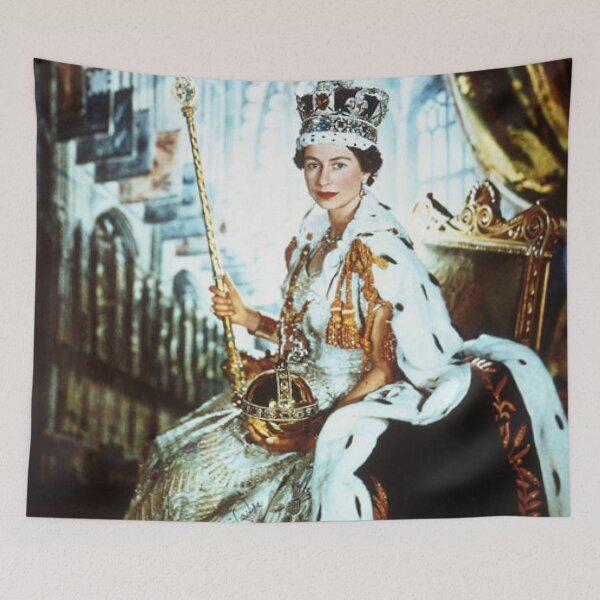 Item preview, Queen Elizabeth II designed and sold by flintart.