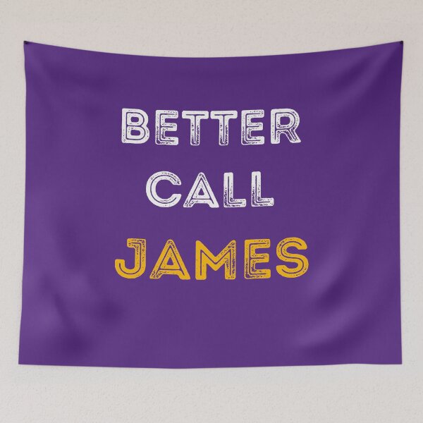 Item preview, Better Call Lebron James Los Angeles Lakers - purple design designed and sold by Topiest.