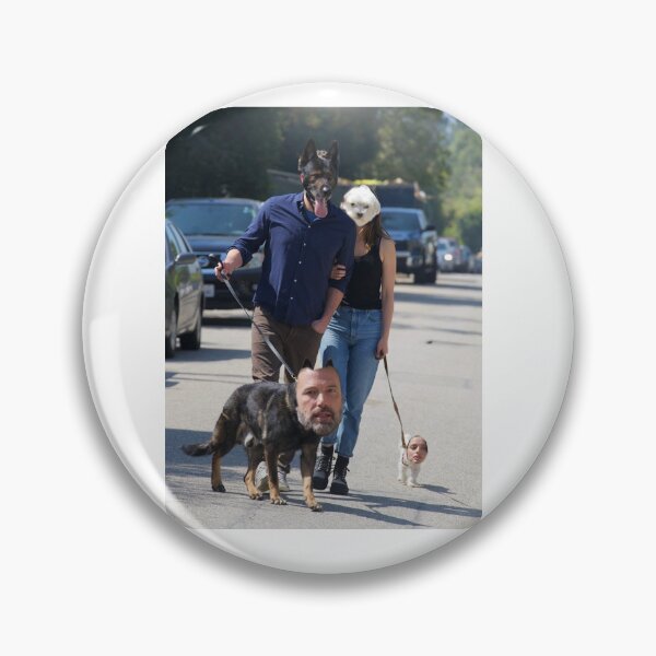 Item preview, Dogs with fans Ben Affleck and Ana de Armas designed and sold by Caliedit.