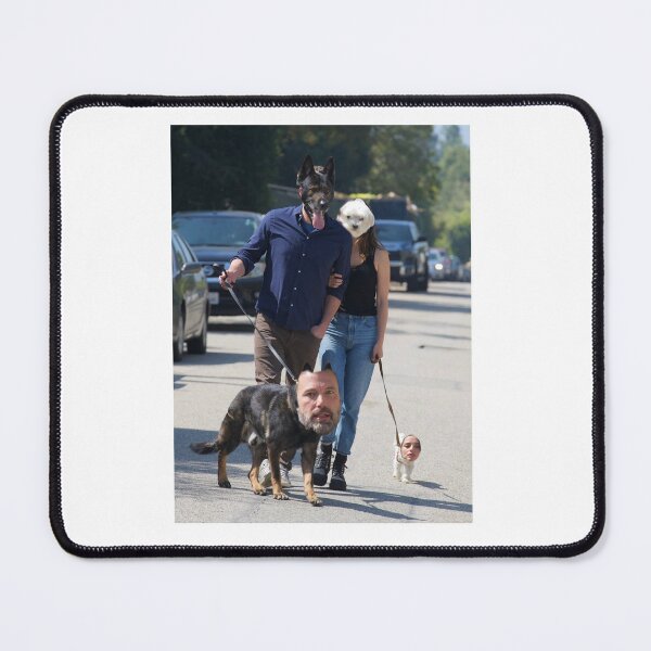Item preview, Dogs with fans Ben Affleck and Ana de Armas designed and sold by Caliedit.