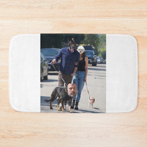 Item preview, Dogs with fans Ben Affleck and Ana de Armas designed and sold by Caliedit.