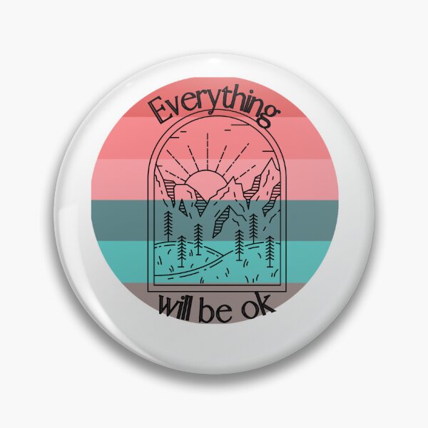 Item preview, Everything will be ok | inspirational quotes | beautiful sunrise designed and sold by Vicsdesignsart.