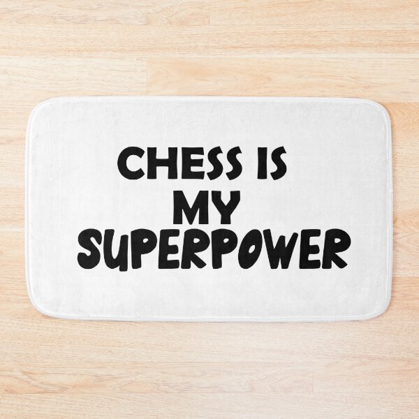 Item preview, Chess  Is My Superpower , Funny Simple Text Black And White Font  designed and sold by Every Pet  Shirts.