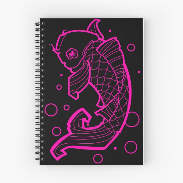 Item preview, pink koi fish tattoo style designed and sold by weilertsen.
