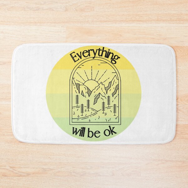 Item preview, Everything will be ok | inspirational quotes | beautiful sunrise designed and sold by Vicsdesignsart.