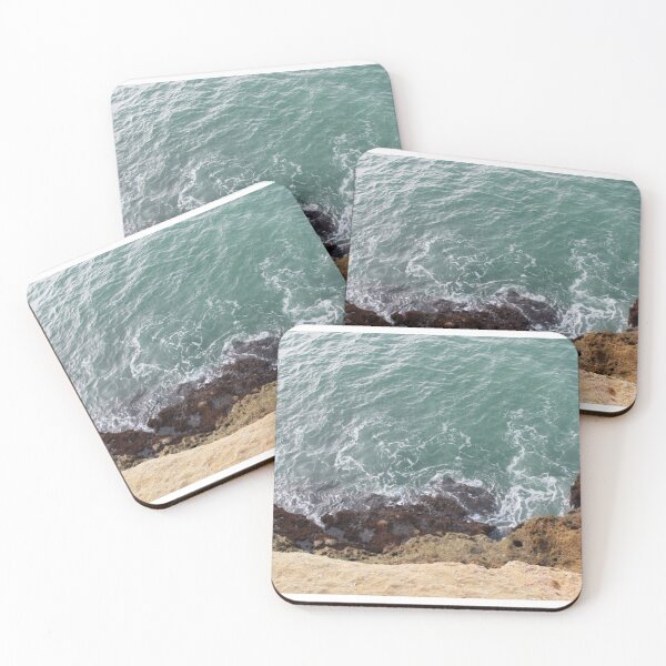Item preview, Cliffs BlueOcean Waves Landscape  designed and sold by NelBo.