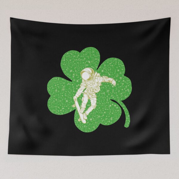 Item preview, Skate Skater Skateboard Gift St. Patrick's Day Shamrock Astrologie  designed and sold by ART-SOUF.