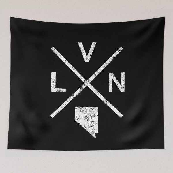 Item preview, Vintage Las Vegas Retro LVN Cross designed and sold by pixeljamz.
