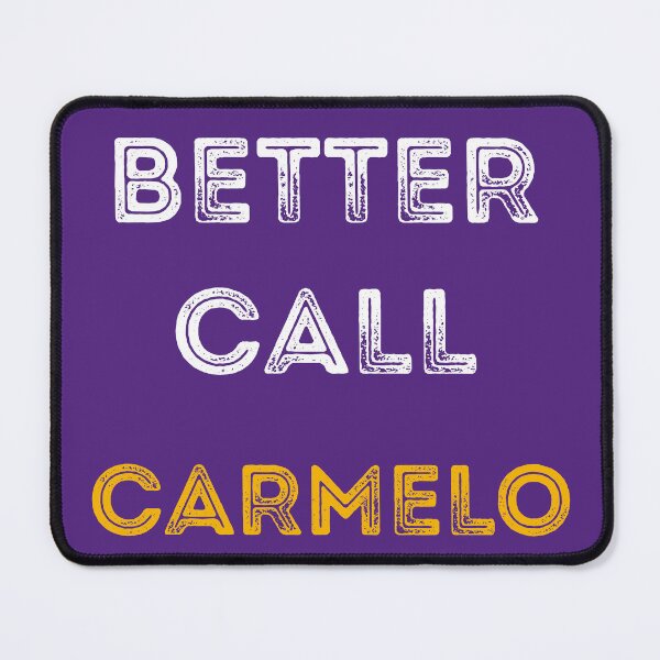 Item preview, Better Call Carmelo Anthony Los Angeles Lakers - purple design designed and sold by Topiest.