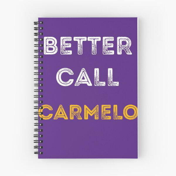 Item preview, Better Call Carmelo Anthony Los Angeles Lakers - purple design designed and sold by Topiest.