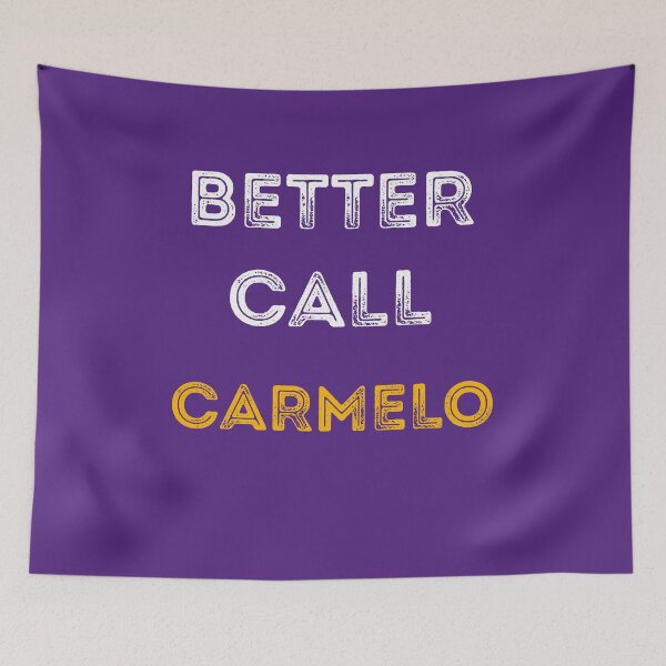 Item preview, Better Call Carmelo Anthony Los Angeles Lakers - purple design designed and sold by Topiest.
