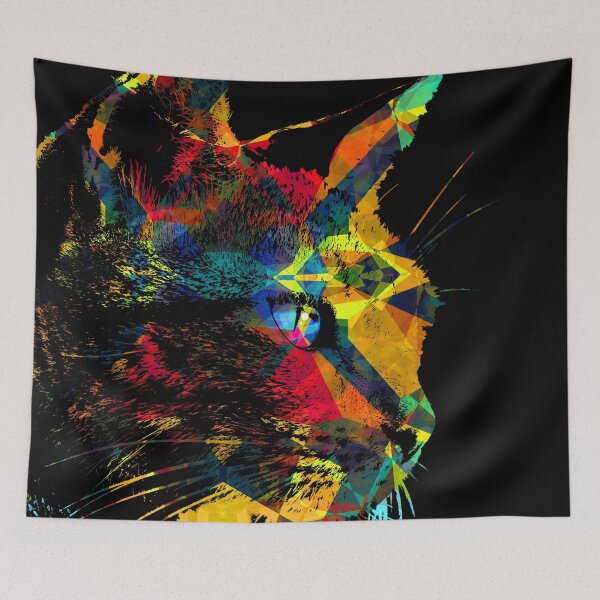 Item preview, Multicolor Cat 679 designed and sold by artbylucie.