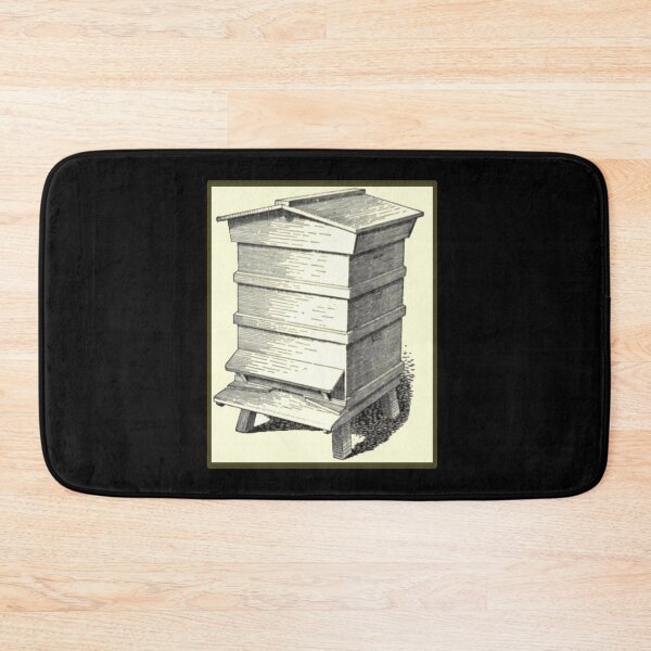 Item preview, Vintage Bee Hive - 1800's Print designed and sold by MountMercantile.