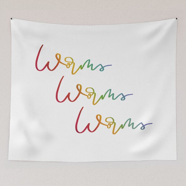 Item preview, Worms, worms, worms designed and sold by TheMuffinWench.