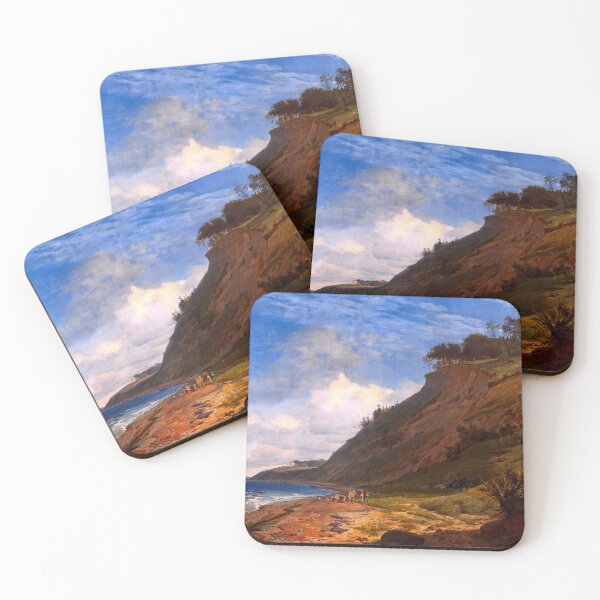 Item preview, A Danish Coast. View from Kitnæs on Roskilde Fjord. Zealand - Johan Lundbye (1843) designed and sold by Geraldo Garcia.