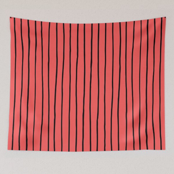 Item preview, black stripes, pink stripes trendy pattern designed and sold by cutecrazytshirt.