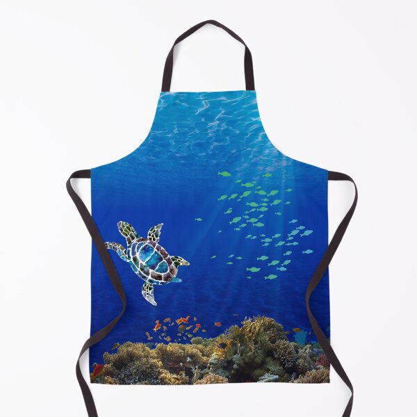 Item preview, Sea Turtle Underwater Scene designed and sold by HappyLifeCreate.