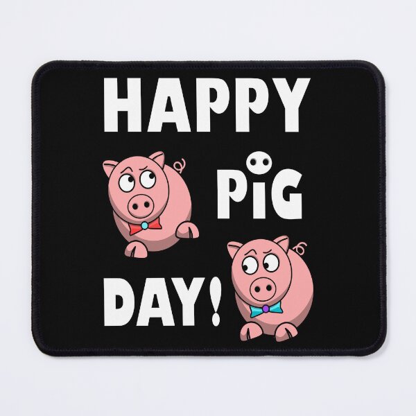 Item preview, Happy National Pig Day Cute Pink Piggies For Pig Lovers designed and sold by krysoth.
