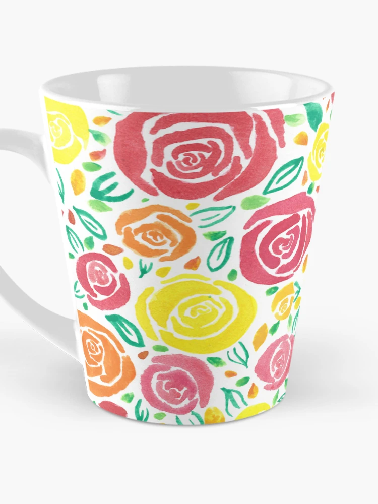Thumbnail 3 of 4, Coffee Mug, Flower Power - Spring Roses designed and sold by isolsworld.