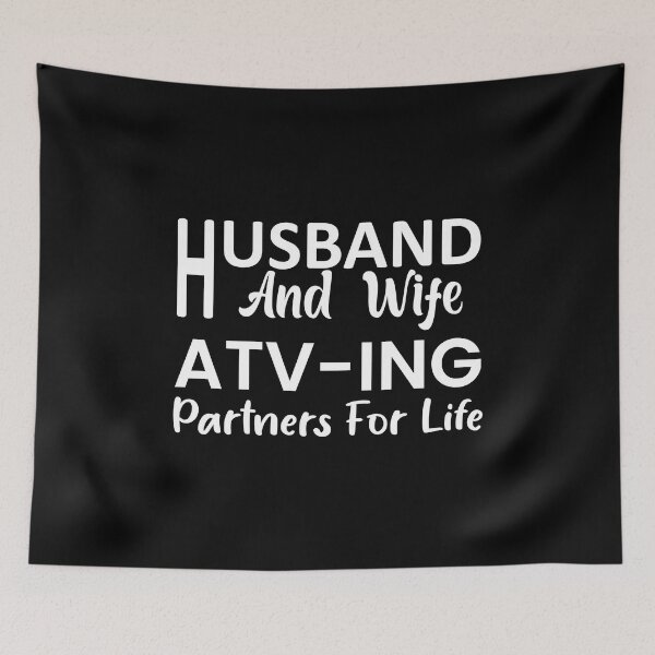 Item preview, Husband And Wife Atv-Ing Partners For Life designed and sold by Outdoorsy World.
