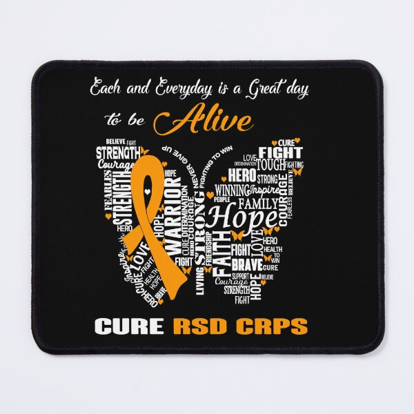 Item preview, Butterfly Ribbon Cure RSD CRPS Awareness designed and sold by Tadmab.