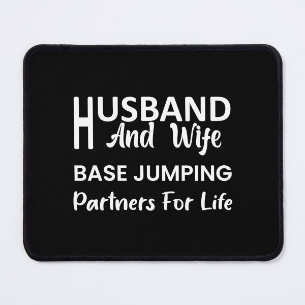 Item preview, Husband And Wife Base Jumping Partners For Life designed and sold by Outdoorsy World.