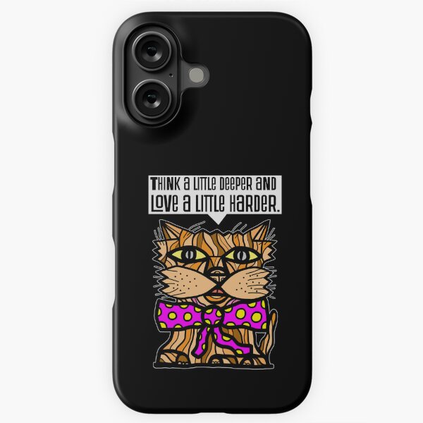 "Think a little deeper and love a little harder." iPhone Snap Case