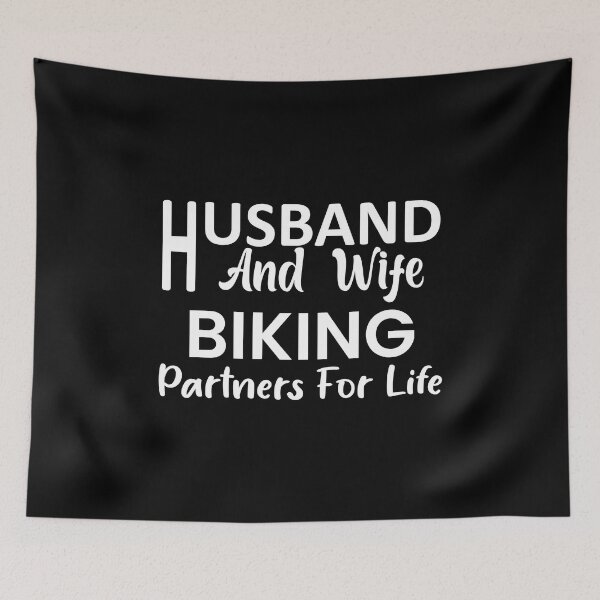 Item preview, Husband And Wife Biking Partners For Life designed and sold by Outdoorsy World.