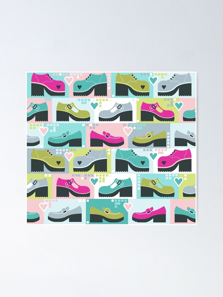 "Y2K Clumpy Shoe Love" Poster for Sale by creativinchi Redbubble