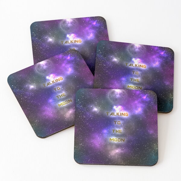 Item preview, talking to the moon, galaxy with moon  designed and sold by MUMYNGO.