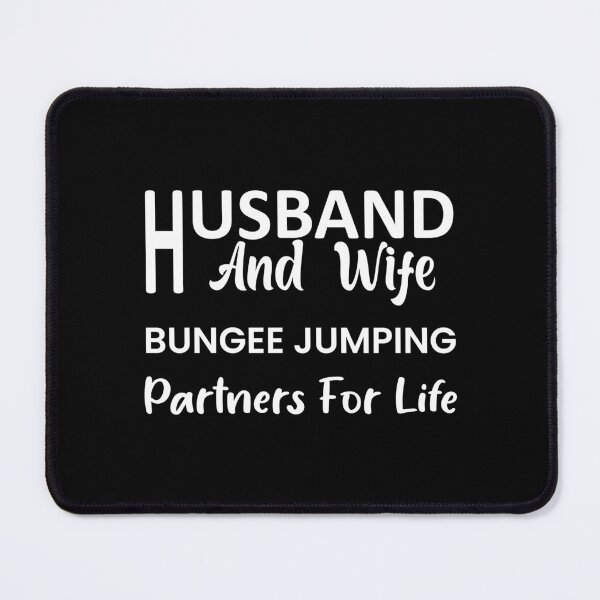 Item preview, Husband And Wife Bungee Jumping Partners For Life designed and sold by Outdoorsy World.