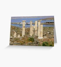 Ruins of Delos Greeting Card