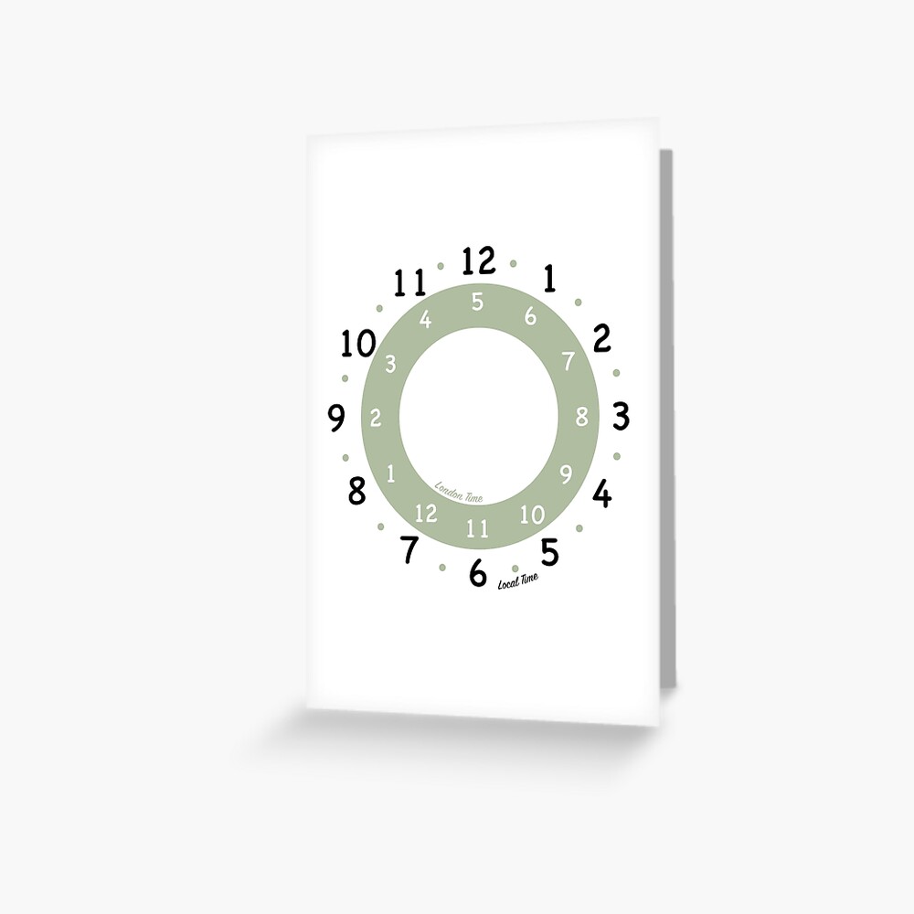 london-time-est-to-gmt-calculator-greeting-card-by-nicolapikola