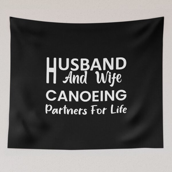 Item preview, Husband And Wife Canoeing Partners For Life designed and sold by Outdoorsy World.