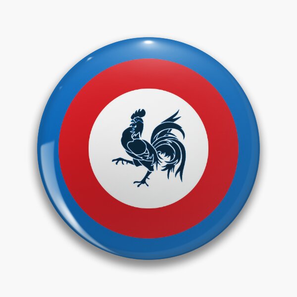 Item preview, French Cockerel Coq Retro Mod Roundel designed and sold by ModSupporters.