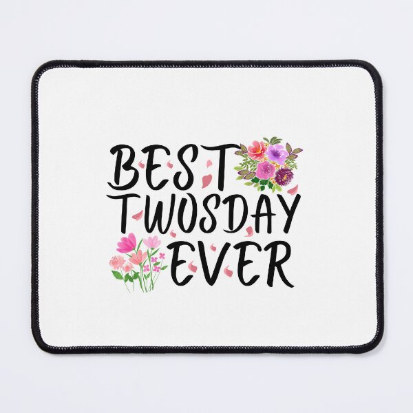 Item preview, Best Twosday Ever Flowers designed and sold by EsraaBaniOdeh.